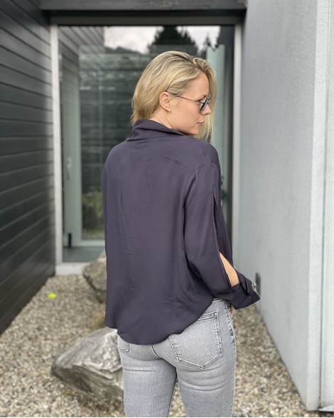 Košile dámská OneTeaspoon SIG MARGAUX tmavě modrá